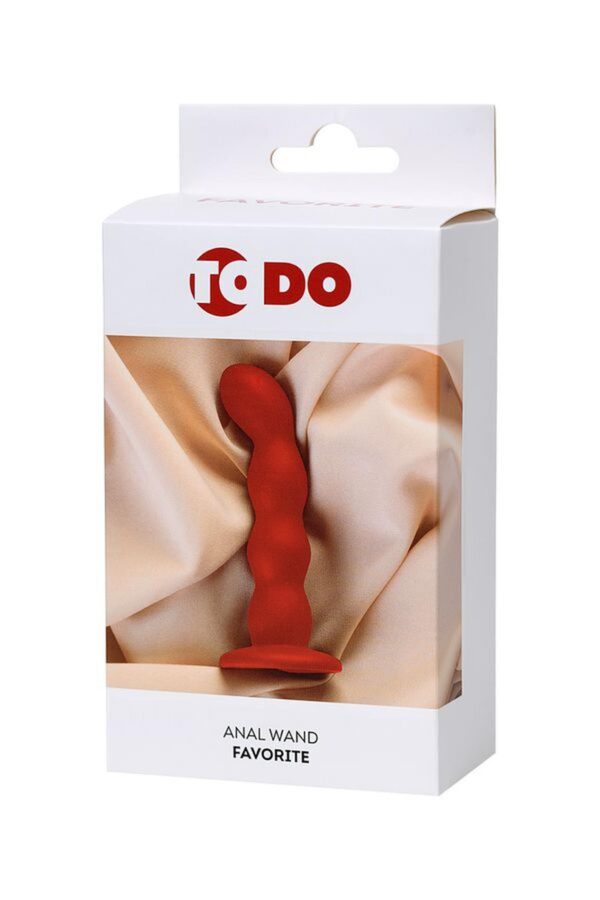ToDo Favorite Red Anal Wand - obrazek 6