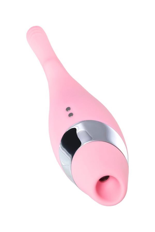 Multifunctional erogenous zone stimulator Flovetta by Toyfa DAHLIA, silicone, pink, 14 cm - obrazek 6