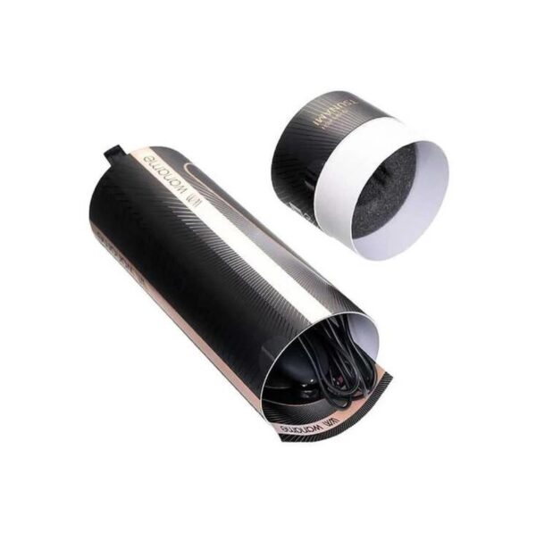Unrealistic vibrator WANAME D SPLASH TSUNAMI, silicone, black, 18.3 cm - obrazek 6