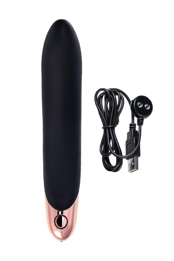 Unrealistic WANAME D SPLASH WATERFALL vibrator, silicone, black, 21.3 cm - obrazek 6