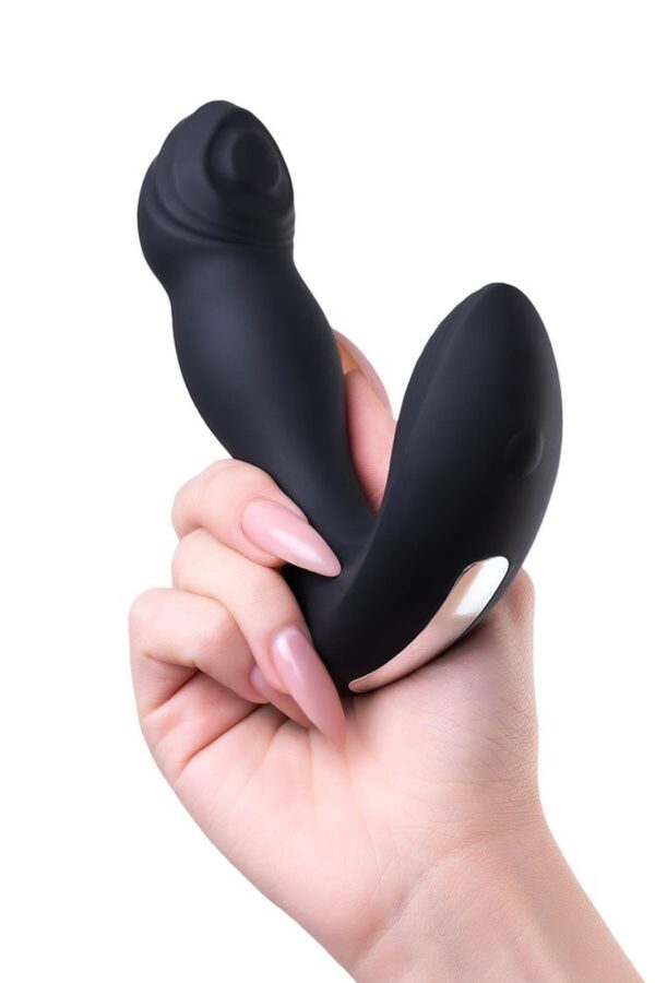 Prostate vibration stimulator with remote control Erotist Mounto, silicone, 13.2 cm - obrazek 6