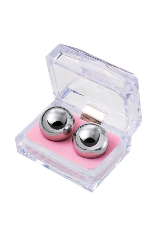 Vaginal balls Metal by TOYFA, metal, silver, O 2.5 cm - obrazek 6