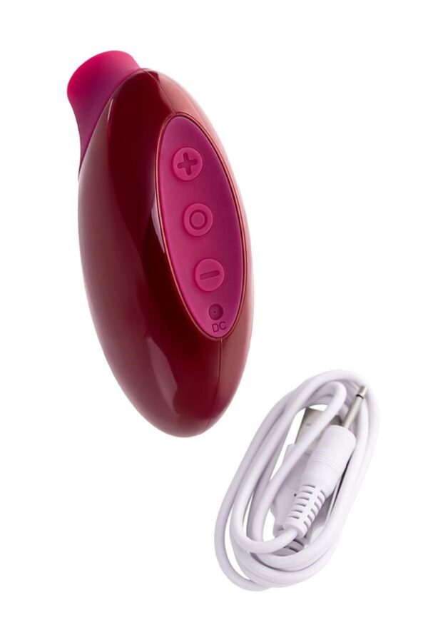 TOYFA A Toys Myrty Clitoral Vacuum Stimulator, burgundy, 9.8 cm - obrazek 6
