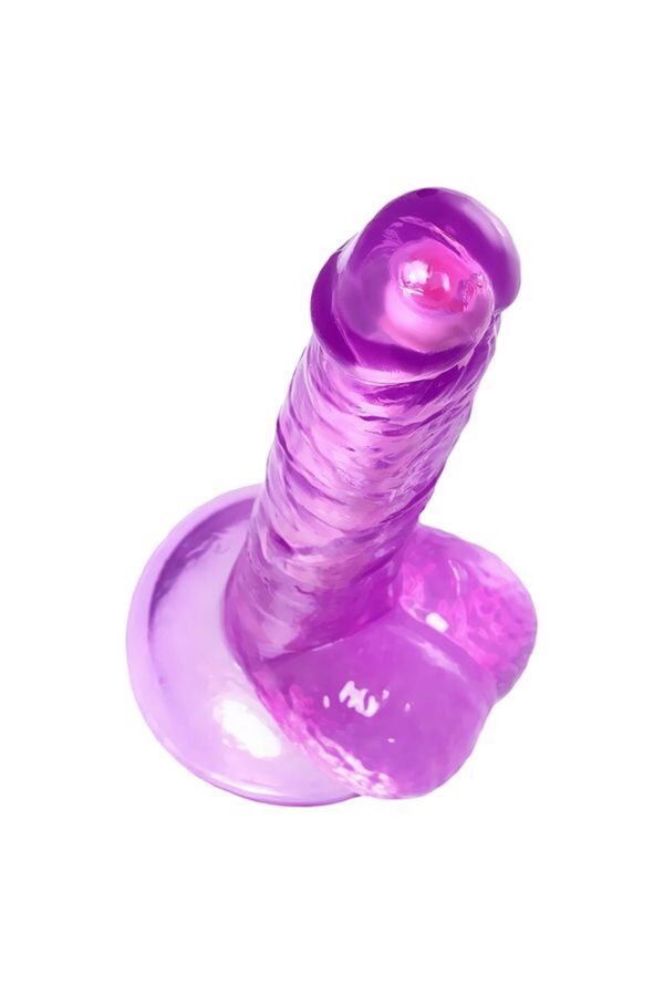 Realistic dildo A Toys by TOYFA Celiam, TPE, purple, 20.5 cm - obrazek 6