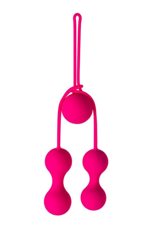A TOYS, Set of vaginal balls, 7,9 cm, silicone, diameter 3 3,2 cm - obrazek 6