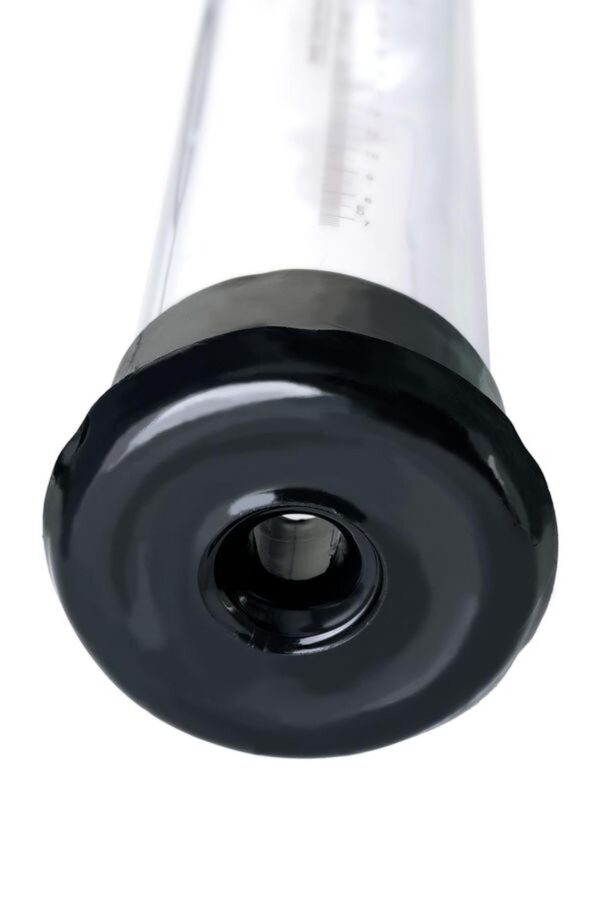 A TOYS, Penis Pump, PVC, Transparent, 27.5 cm, 3 cock rings included - obrazek 6