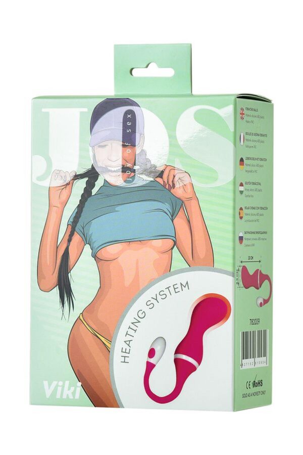 JOS VIKI Heated Balls, Silicone, Pink, o3.5 cm - obrazek 6