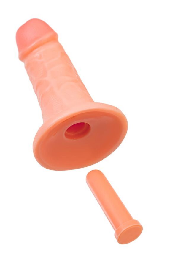 Realistic dildo Caliber 16/5 , PVC, flesh,  length 16cm, diameter 5cm - obrazek 6