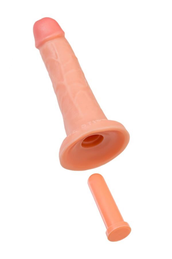 Realistic dildo Caliber 20/4 , PVC, flesh,  length 20cm, diameter 4cm - obrazek 6