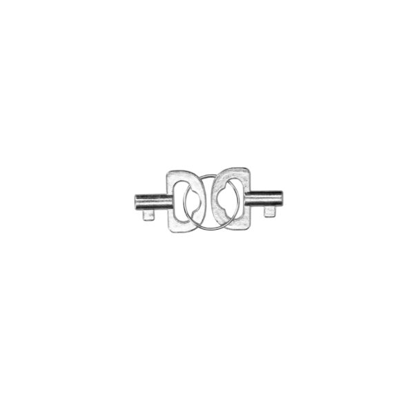 Spreader Bar with Hand or Ankle Cuffs   Silver - obrazek 6
