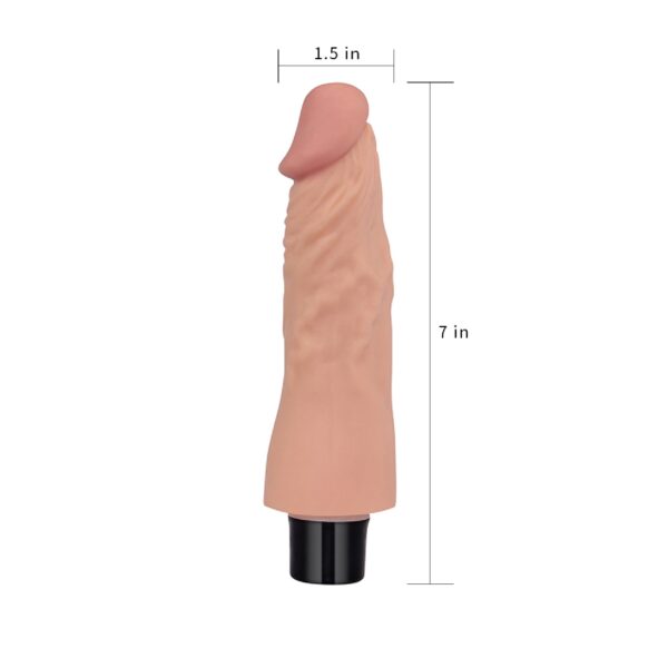 7 REAL SOFTEE Vibrating Dildo - obrazek 7
