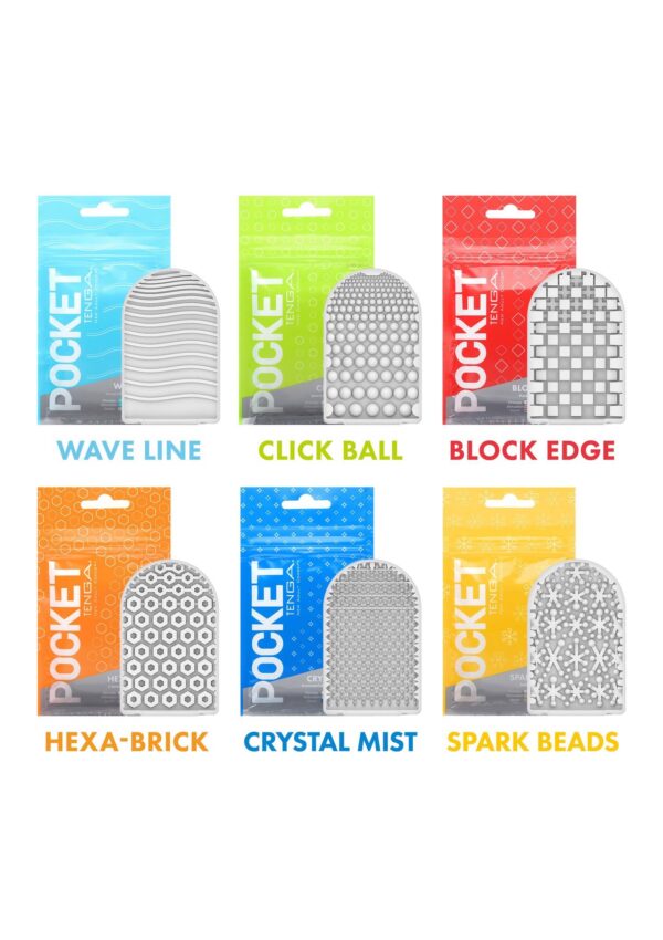 Tenga Pocket Wave Line Transparent - obrazek 7