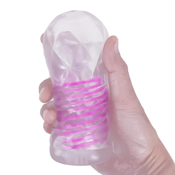 PRETTY LOVE   Transparent masturbator,TPR - obrazek 7