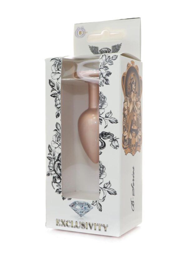 Plug Jewellery Pearl Gold PLUG  Clear S - obrazek 7