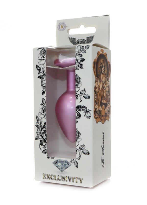 Plug Jewellery Pearl Pink PLUG  Clear M - obrazek 7