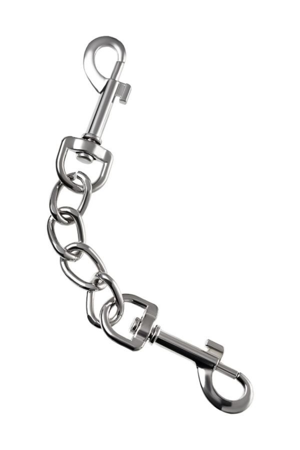 Anonymo handcuffs, PU leather, print, 19.5 cm - obrazek 7