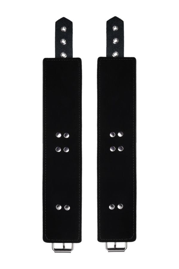 Anonymo handcuffs, PU leather, print, 27 cm - obrazek 7