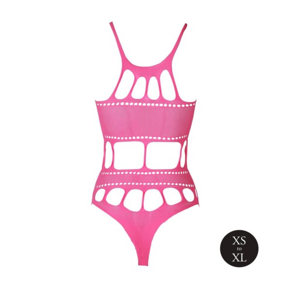 Body with Grecian Neckline   Neon Pink   XS/XL - obrazek 7