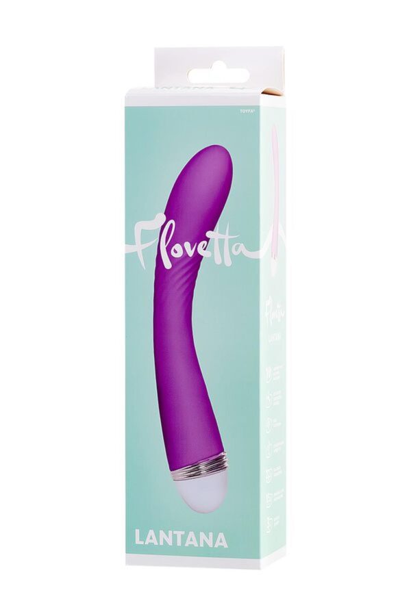 Vibrator Flovetta by Toyfa Lantana, silicone, purple, 22 cm - obrazek 7