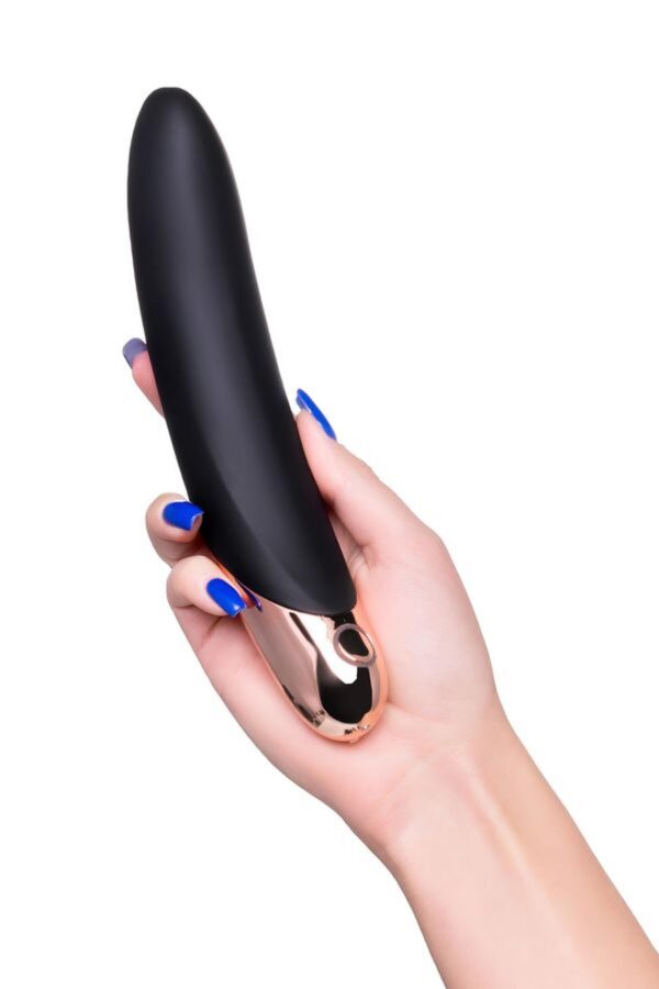 Unrealistic WANAME D SPLASH WATERFALL vibrator, silicone, black, 21.3 cm - obrazek 7