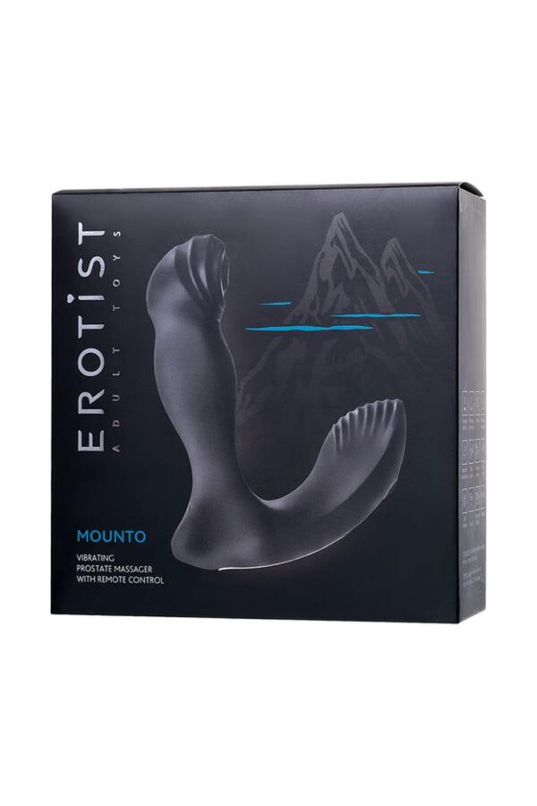 Prostate vibration stimulator with remote control Erotist Mounto, silicone, 13.2 cm - obrazek 7