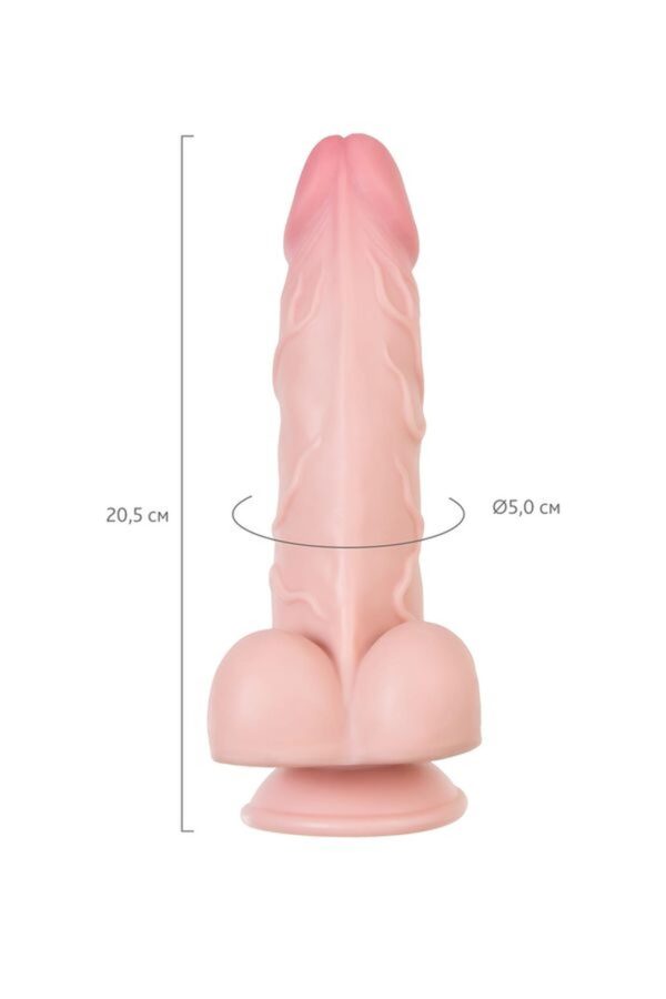 Dildo My babe by RealStick My Dainty, flesh,TPE, 20,5cm - obrazek 7
