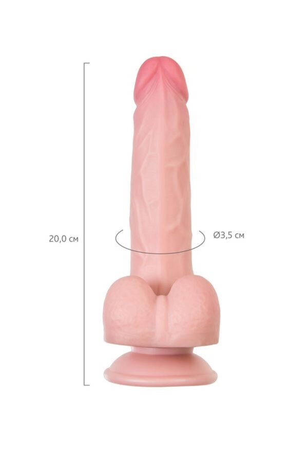 Dildo My babe by RealStick My Pretty, flesh,TPE, 20cm - obrazek 7