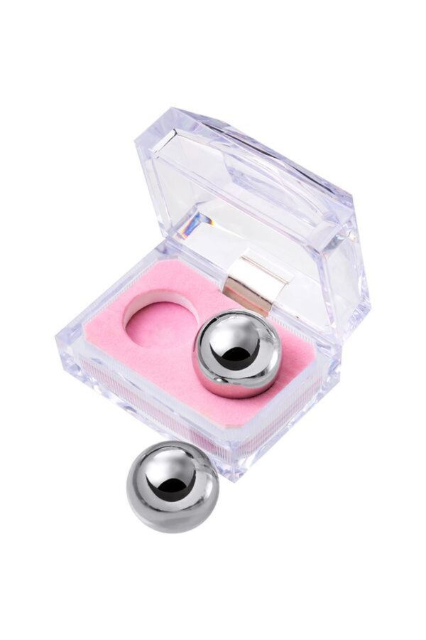 Vaginal balls Metal by TOYFA, metal, silver, O 2.5 cm - obrazek 7