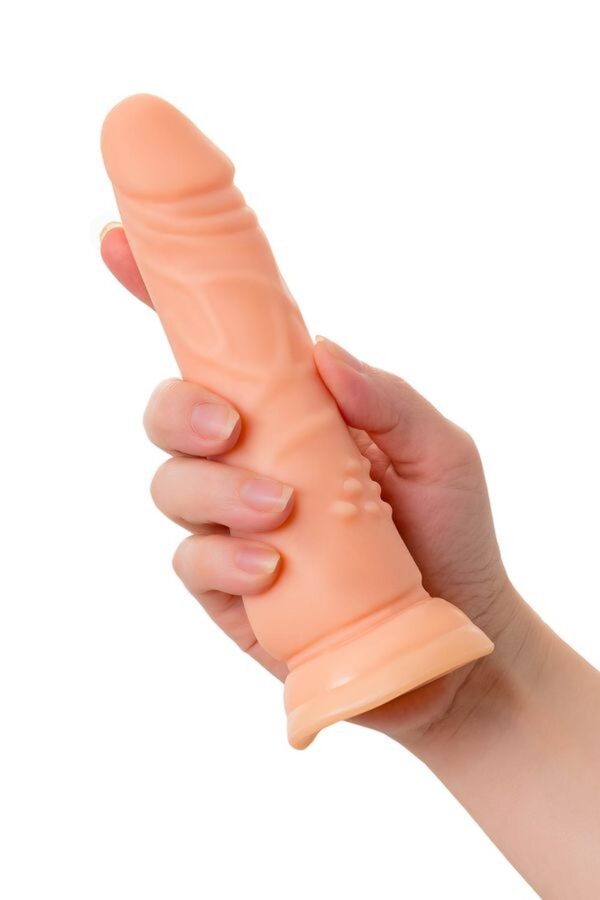 A TOYS, Realistic Dildo, TPE, Flesh, 16.8 cm - obrazek 7