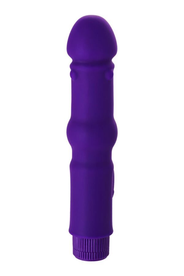 A TOYS, Vibrator with clitoral stim, Silicone, Purple, 18 cm - obrazek 7