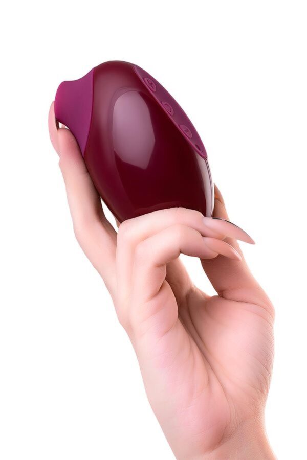 TOYFA A Toys Myrty Clitoral Vacuum Stimulator, burgundy, 9.8 cm - obrazek 7