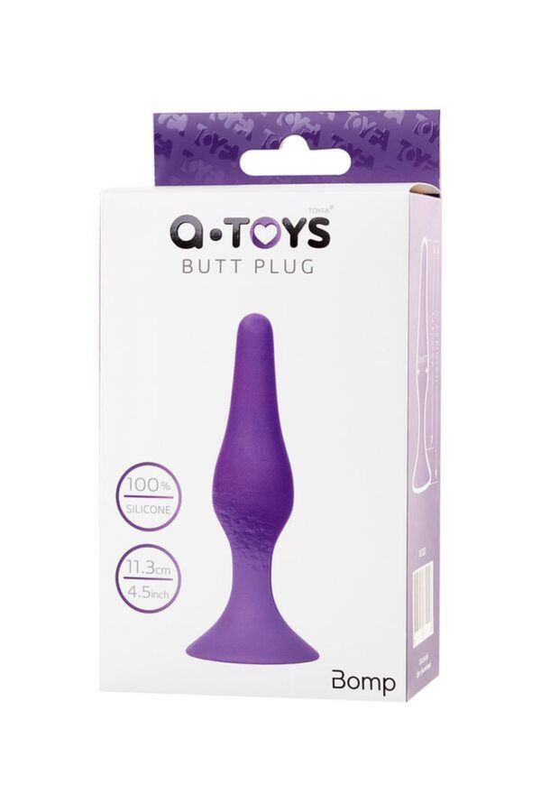 A TOYS, Anal Plug, Silicone, Purple, 11,3 cm - obrazek 7