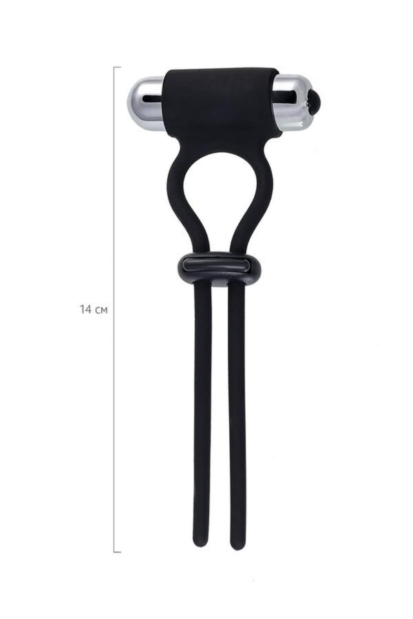 A Toys Erection enhancing lasso Jat , black, silicone, 14cm - obrazek 7