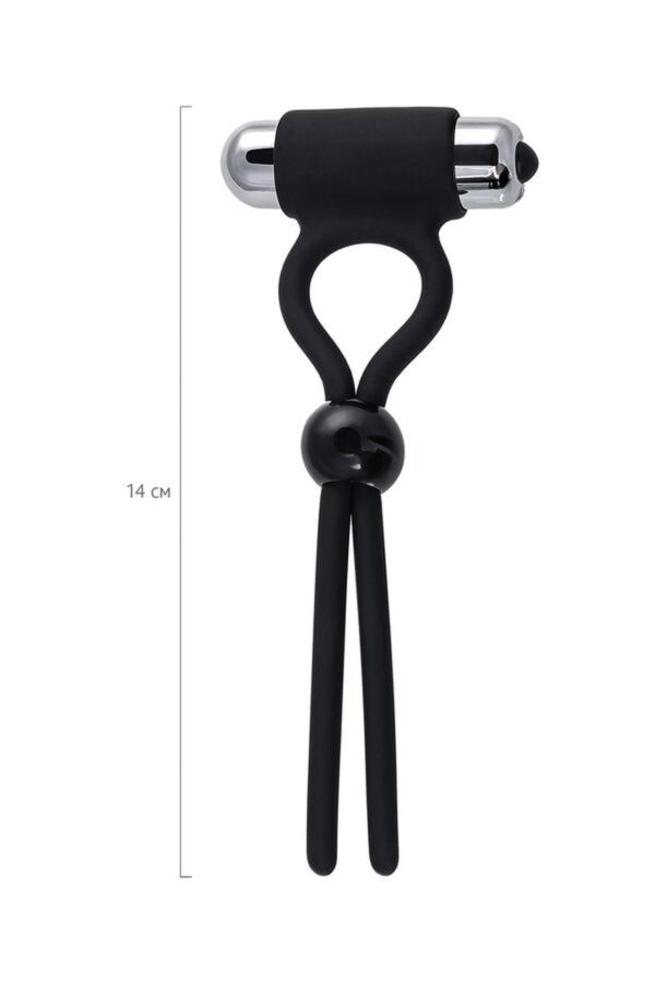 A Toys Erection enhancing lasso Ect , black, silicone, 14cm - obrazek 7