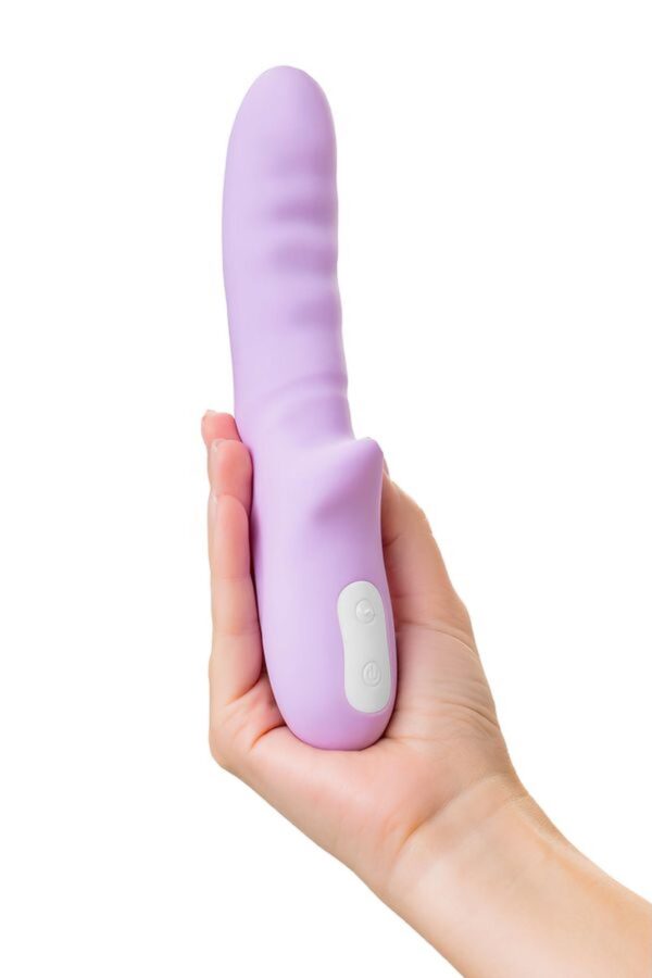 JOS JRotator vibrator MERRY GOR, silicone, purple, 20.7 cm - obrazek 7