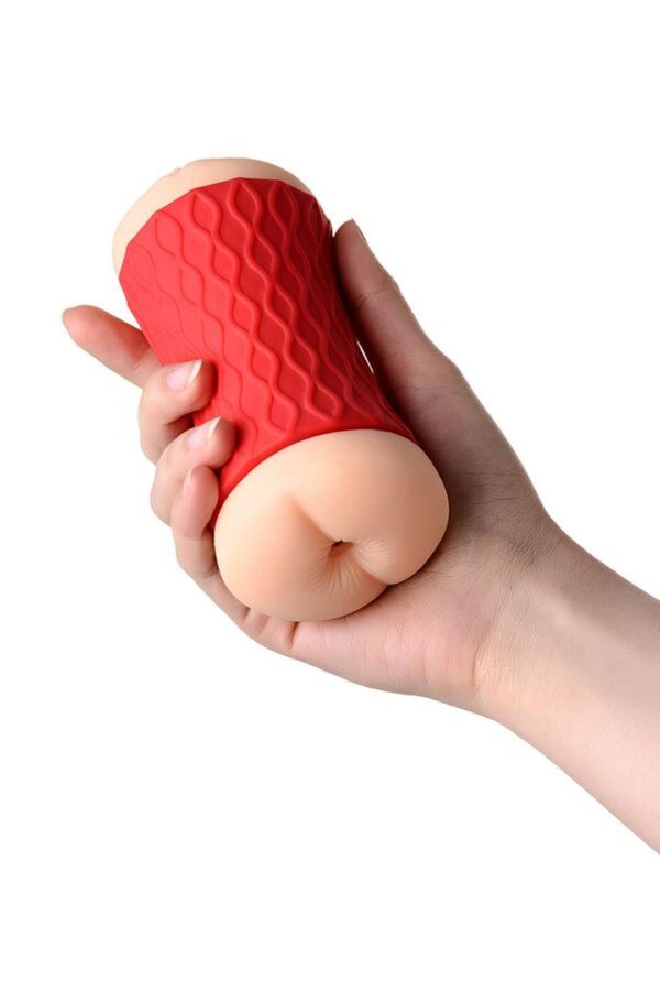 JOS NADIN, Masturbator double sided, TPR, fleshy, 14.5 cm - obrazek 7