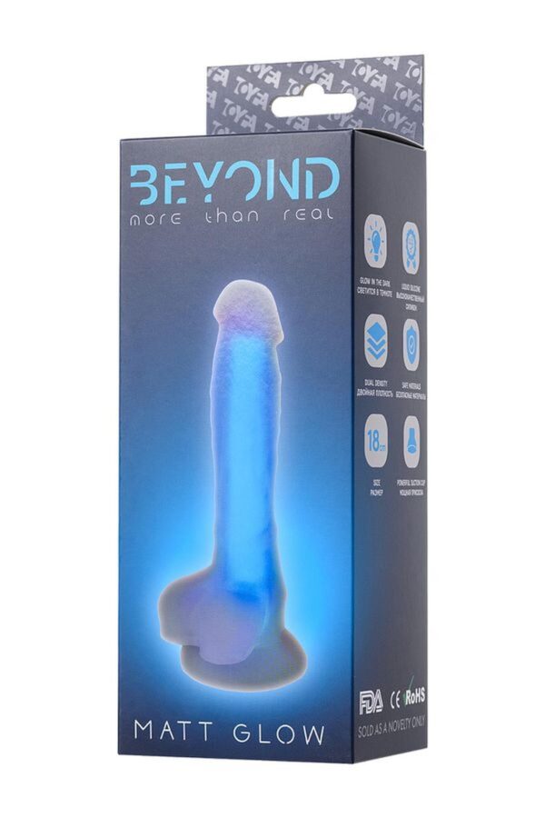 BEYOND BY TOYFA Matt Glow Blue 13cm - obrazek 7