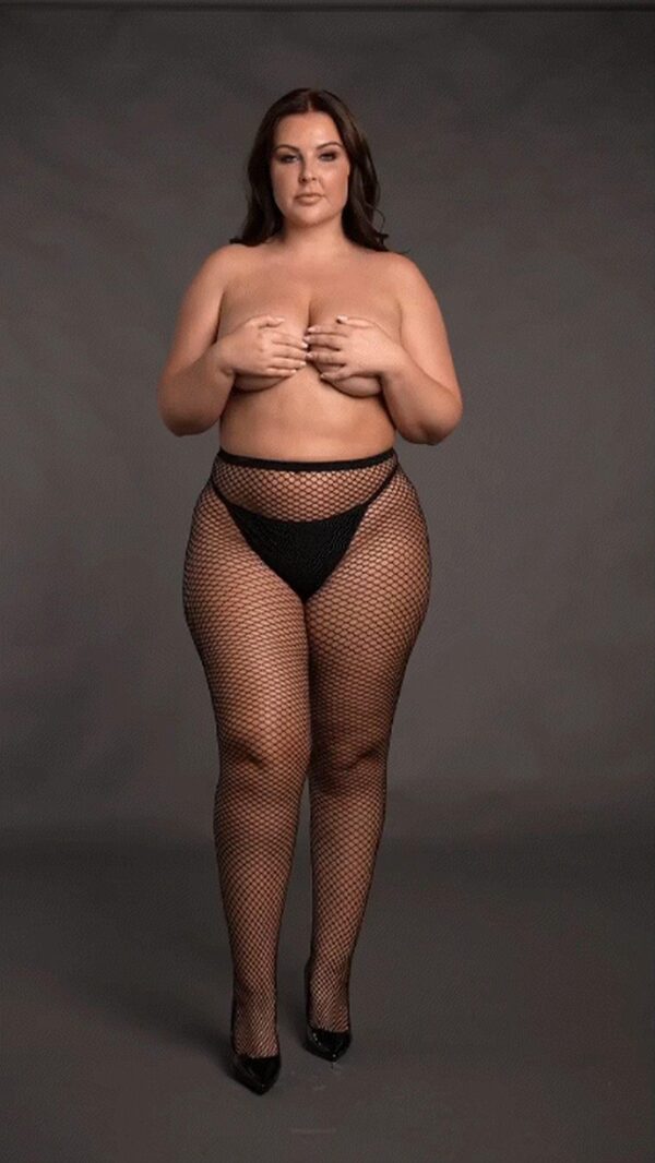 Panty with small fishnet structure. - obrazek 7