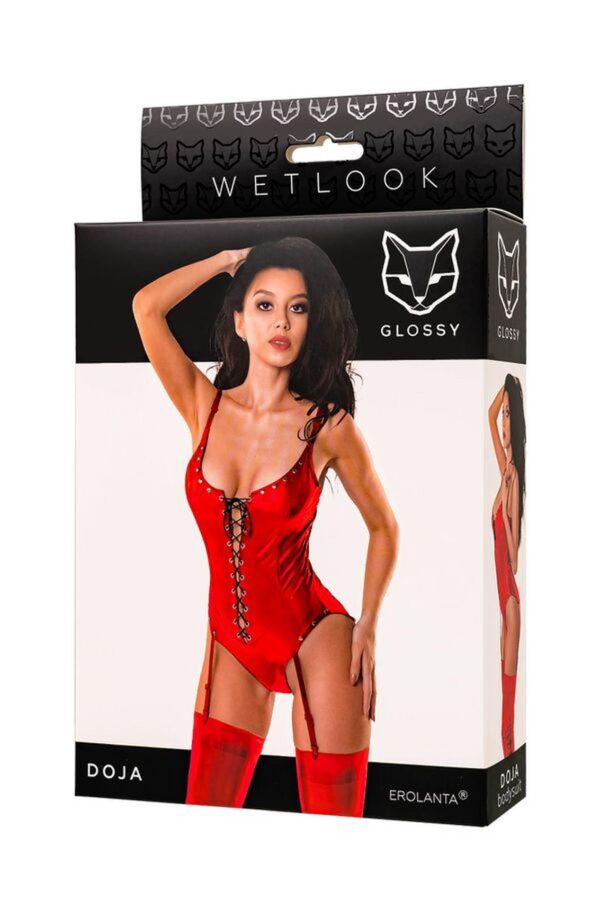 Wetlook Doja bodysuit   red S - obrazek 7
