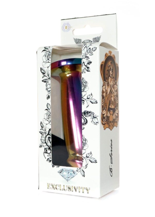 Plug Jewellery Multicolour Penis PLUG  Clear M - obrazek 8