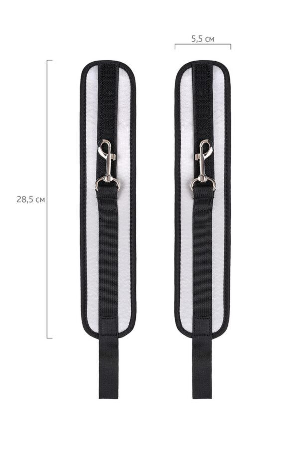 Anonymo anclecuffs, polyester, silver, 28.5 cm - obrazek 8