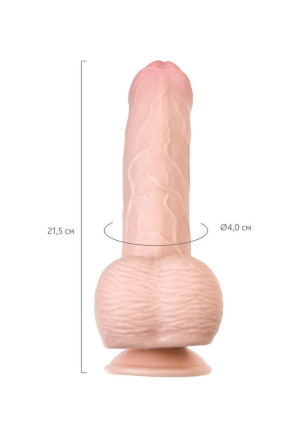Dildo My babe by RealStick My Sweety, flesh,TPE, 21,5cm - obrazek 8