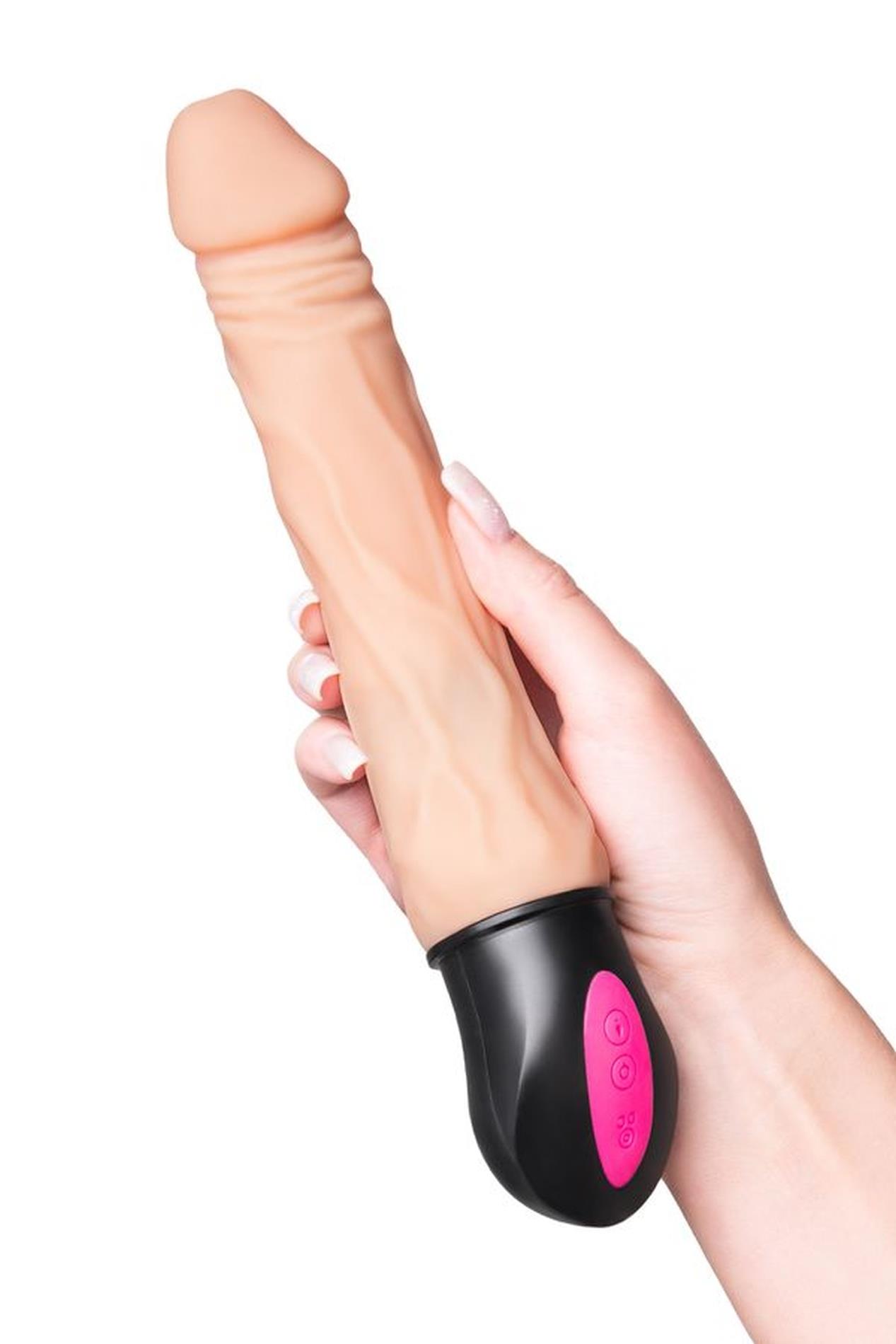 A TOYS Vibrator with heating TPE 12 speeds bendable rechargble
