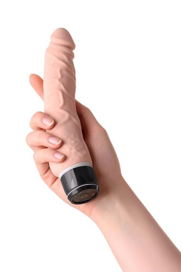 A TOYS, Realistic Multi Speed Vibrator, Silicone, Vibration Modes, 17.2 CM - obrazek 8