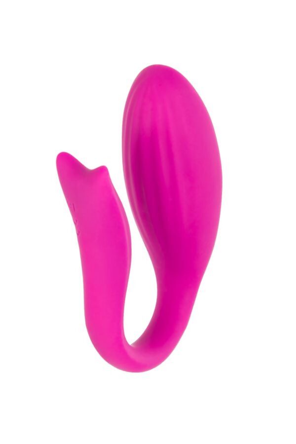 A TOYS Vibrator for couples Dolphy, silicone, pink, 9.6 cm - obrazek 8