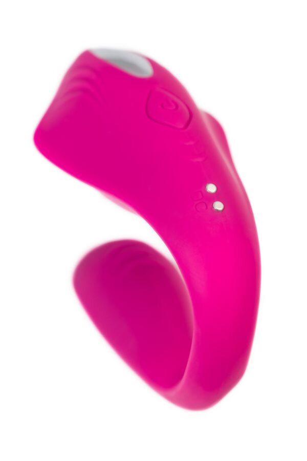 A TOYS Vibrator for couples Cobrum, silicone, pink, 9.6 cm - obrazek 8