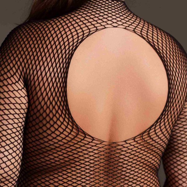 Body with fishnet structure and turtle neck. - obrazek 8