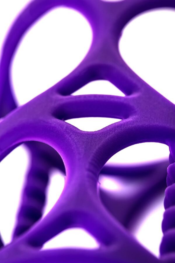 A TOYS, Penis Sleeve, Silicone, Purple, 7.5 cm - obrazek 8