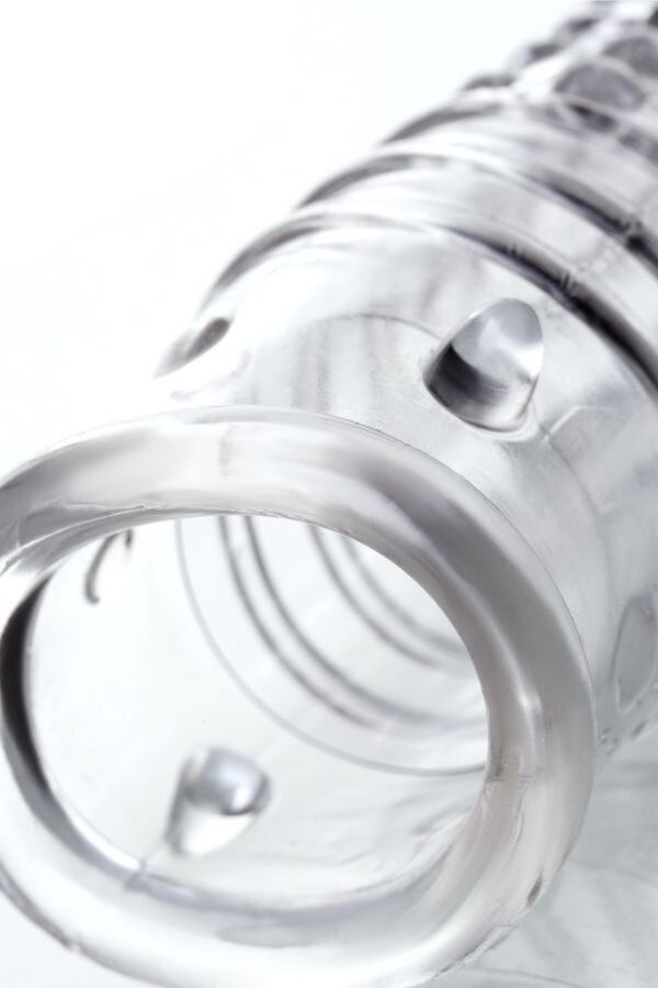 A TOYS, Penis Sleeve, TPR, Transparent, 14.7 cm - obrazek 8