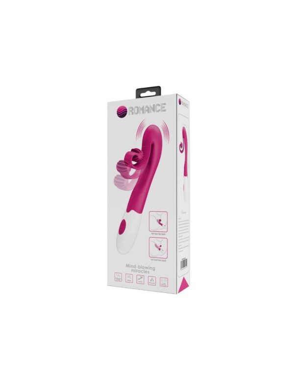 ROMANCE   PINK VIBRATOR AND STIMULATOR 30 SPEEDS - obrazek 8